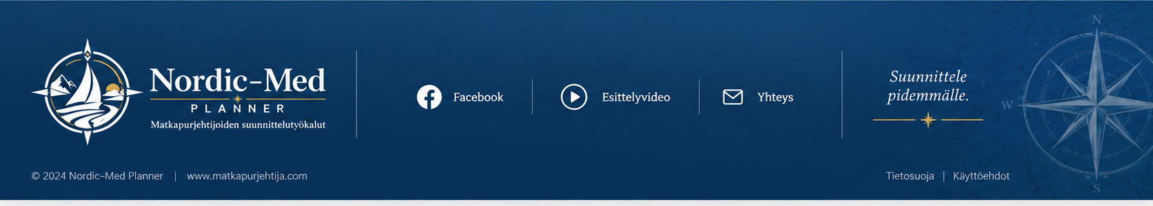 Nordic–Med Planner – Facebook, esittelyvideo ja yhteydenotto